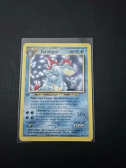 Feraligatr 2000 Pokemon Neo Genesis #4/111 Holo Rare First Edition - Image 2