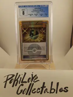 CGC8 Ultra Ball 122/119 Gold Secret Rare Pokemon Black & White Plasma Freeze - Image 1
