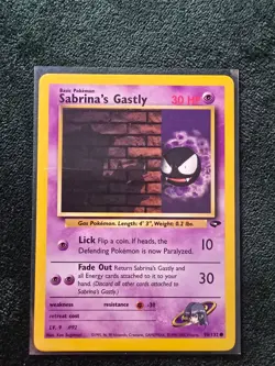 Sabrina’s Ghastly 96/132 Gym Challenge WOTC Pokemon Card TCG (LP) - Image 1