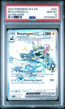 PSA 10 GEM MINT Revavroom ex 081/064 Shrouded Fable ULTRA RARE Pokemon Card - Image 1