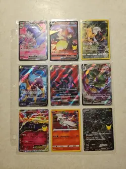 Huge Pokemon Card Binder Collection Lot 126 Cards- Charizard, Gold, Full Art VTG - Image 2