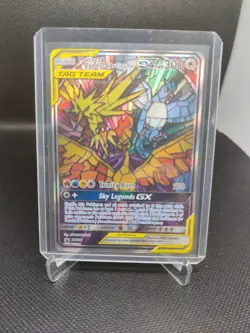Moltres Zapdos Articuno SM210 GX Tag Team Hidden Fates Promo Card NM Condition - Image 1