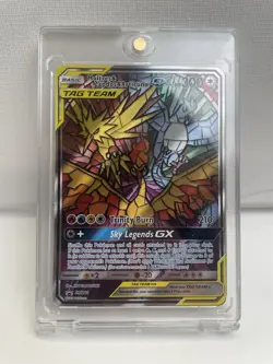 Moltres Zapdos Articuno SM210 GX Tag Team Hidden Fates Promo Card NM Condition - Image 1