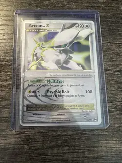Pokemon TCG Arceus LV.X Holo Ultra Rare Card 96/99 Platinum - Image 1