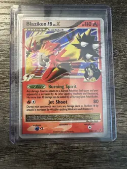 Pokemon TCG Blaziken FB LV.X Supreme Victors Holo Card 142/147 - Image 1