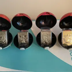24K Gold Pokemon Card and Ball Pokemon The Movie 2000 Burger King - Image 1