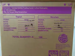 24K Gold Pokemon Card and Ball Pokemon The Movie 2000 Burger King - Image 4