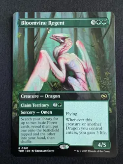 Bloomvine Regent (Borderless) - NM English MTG Tarkir: Dragonstorm - Image 1