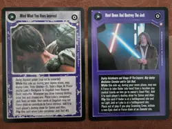 Star Wars CCG Decipher SWCCG Oversize Promo Cards LP Played - Image 2