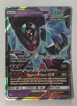 Pokemon Ultra Prism Dawn Wings Necrozma GX 63/156 Ultra Rare NM - Image 1