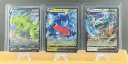 Pokemon TCG 13 Holo Rare Card Lot - 11 V Cards - 1 EX Card - 1 Mewtwo Holo Card - Image 1
