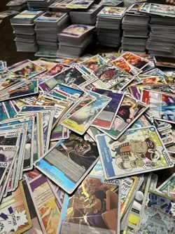One Piece Card Game 152 Cards Lot Rares, Uncommons, Commons, Super Rares - Image 1