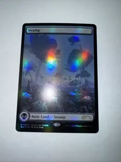 MTG LAS VEGAS MAGICON SWAMP PROMO FOIL - Image 1