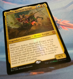 Arthur, Marigold Knight FOIL- Bloomburrow Commander - Mythic - NM (see pics) MTG - Image 3