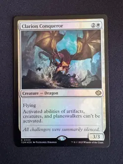 MTG Clarion Conqueror - FOIL - Tarkir: Dragonstorm (TDM) - NM - Image 1