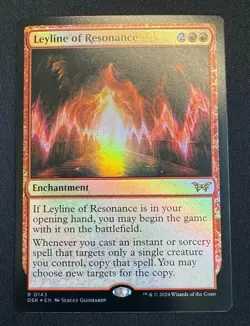 FOIL Leyline of Resonance - Duskmourn - NM MTG - SHIPS 24 HRS! - Image 1