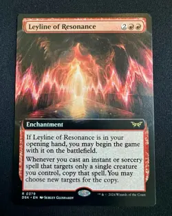Leyline of Resonance (Extended Art) Duskmourn: House of Horror - SHIPS 24 HRS - Image 1
