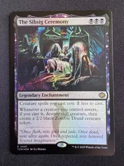 The Sibsig Ceremony *FOIL Rare* Magic MtG x1 Tarkir Dragonstorm - NM - Image 1