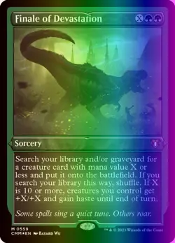 MTG Finale of Devastation (559/1173) Commander Masters NM FOIL - Image 1