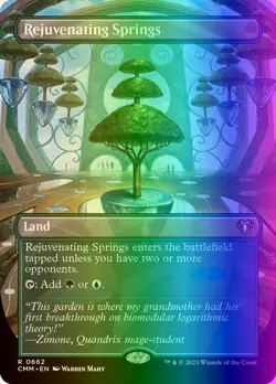 MTG Rejuvenating Springs (662/1173) Commander Masters NM FOIL - Image 1