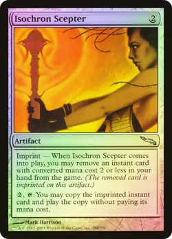 FOIL Isochron Scepter ~ Mirrodin [ PLAYED ] [ Magic MTG ] - Image 1