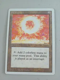 MTG Sol Ring - Revised Edition - 3Rd Magic: The Gathering MP 1 - Image 1