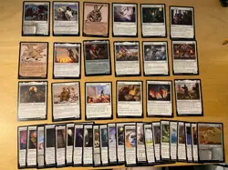 Magic The Gathering Lot Of 40 Battle For Baldur’s Gate WHITE Cards - Image 1