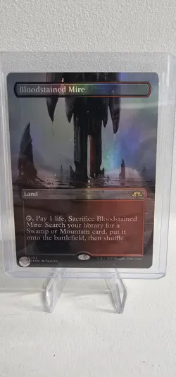 MTG Modern Horizons 3 Bloodstained Mire Borderless Foil x 1 - Image 1