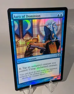 Aura of Dominion FOIL #51/306 MTG Champions Of Kamigawa Uncommon English - Image 1
