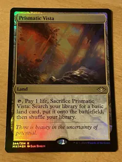 Mint/Near-Mint, English - 1 x MTG Prismatic Vista - Foil Modern Horizon - Image 1