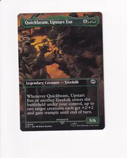 2023 MAGIC THE GATHERING THE LORD OF THE RINGS QUICKBEAM, UPSTART ENT BORDERLESS - Image 1