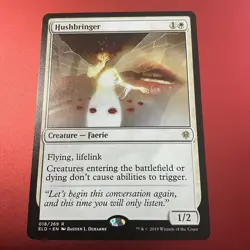 Magic The Gathering Hushbringer 018/269 NM Throne Of Eldraine - Image 2