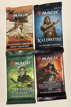 MTG Chaos Draft Bundle - 24 Booster Packs From All Different Sets Fresh From Box - Image 4
