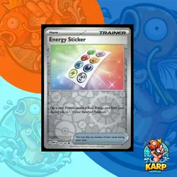 ⚡ Energy Sticker 159/165 Reverse Holo - Pokemon 151 SV - NM/Mint Trainer Card - Image 1