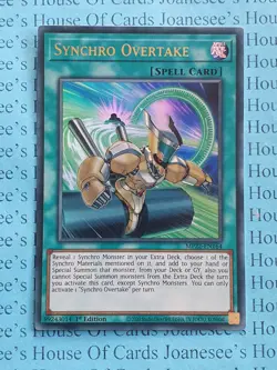 Synchro Overtake MP22-EN164 Ultra Rare Yu-Gi-Oh Card 1st Edition New - Image 1