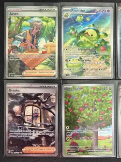 Pokemon TCG Illustration Rare Lot of 10 Cards - Scarlet & Violet IR Lot F - Image 2