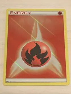 Pokemon TCG 2013 x 25 Fire Energy Promo Holo English Card Near Mint - Image 2