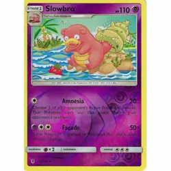 POKEMON CARD REVERSE HOLO SLOWBRO 49/145 NO 080 HERMIT CRAB POKEMON TCG CCG - Image 1
