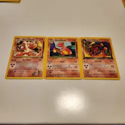 3 Diff Charmeleon Pokemon Cards 1st Edition Dark Charm 32/82, 24/102, 31/132 #2 - Image 1