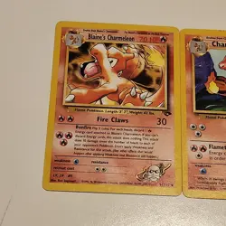 3 Diff Charmeleon Pokemon Cards 1st Edition Dark Charm 32/82, 24/102, 31/132 #2 - Image 2