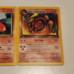 3 Diff Charmeleon Pokemon Cards 1st Edition Dark Charm 32/82, 24/102, 31/132 #2 - Image 4