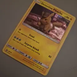 Detective Pikachu Pokemon Card / Sun & Moon Promo Set, SM170. NM - Image 2