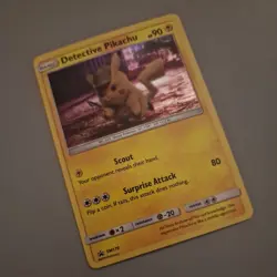 Detective Pikachu Pokemon Card / Sun & Moon Promo Set, SM170. NM - Image 3