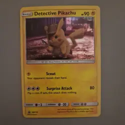 Detective Pikachu Pokemon Card / Sun & Moon Promo Set, SM170. NM - Image 4
