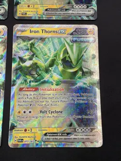 Pokemon Iron Thorns ex Playset Lot (4 Cards): 4x 077/167 TWM LP/NM - Image 5