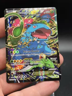 Pokemon Venasaur EX XY123 Black Star Promo Ultra Rare Card LP ZE1 - Image 2