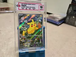 CG 10 GEM Mint Pikachu 218/SV-P 2024 Summer Promo Pokemon Card Game Japanese - Image 1