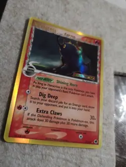 Heracross 3/101 EX Dragon Frontiers Stamp Reverse Holo Rare English Pokemon Card - Image 2