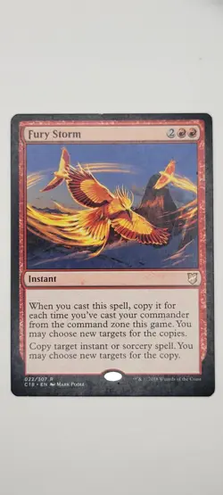 Magic the Gathering Fury Storm Commander 2018 - Image 1