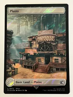 Basic Land Plains Surge Foil Final Fantasy MTG 0572 - Image 1